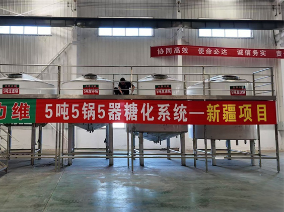 公坡镇精酿啤酒设备厂—5吨精酿啤酒设备—新疆项目